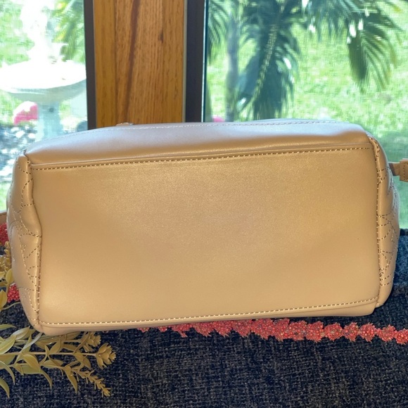 LUV BETSEY By Betsey Johnson LBKinley Satchel Bag In Taupe - Picture 5 of 15